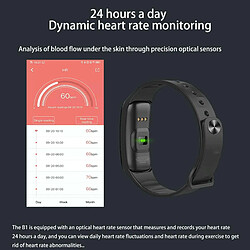 Acheter Yonis Bracelet Connecté IP67 Moniteur Sommeil Cardiaque