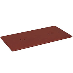 Acheter vidaXL Panneaux muraux 12pcs Rouge bordeaux 30x15 cm Similicuir 0,54m²