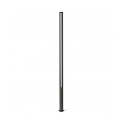 faro Lampadaire de jardin gris foncé Grop h200 cm