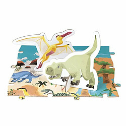 Ludendo Puzzle éducatif géant 200 pièces - Dinosaures