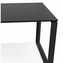 Paris Prix Bureau Design Abigano 120cm Noir pas cher