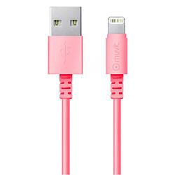 LaCoqueFrançaise Câble Lightning Mfi Rose 0.2m