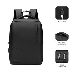 ? Sac à dos pour ordinateur portable Subblim City Sub-Bp-2Bl2002 - 15,6 · USB · Noir 