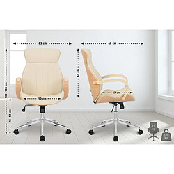 Non Chaise de bureau Melilla simili cuir