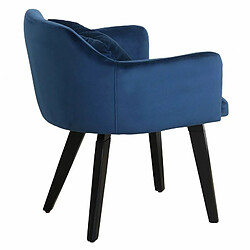 Acheter Paris Prix Lot de 2 Fauteuils Velours Scanda 70cm Bleu