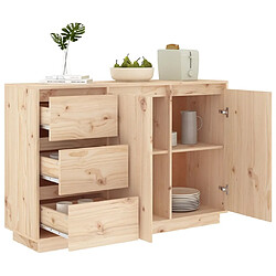 Acheter Maison Chic Buffet,Meuble de Rangement,commode pour salon,Cuisine 111x34x75 cm Bois massif de pin -MN13470