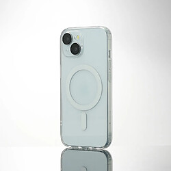 Avis WE Coque de protection MAGSAFE IPHONE 13 Transparent: Compatible avec MagSafe - anneau blanc - anti-rayures - semi-rigide