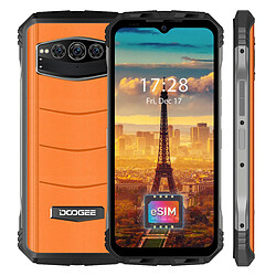 DOOGEE V30 Smartphone Robuste 8Go + 256Go 6.58'' 108MP Caméra IP68 Téléphone 10800mAh 66W Charge Rapide NFC Soutenir ESIM GPS - Orange