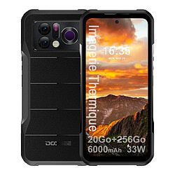 Smartphone Imagerie thermique DOOGEE V20 Pro 12Go + 256Go 6.78" 120Hz 64MP Caméra IP68 étanche Telephone 5G 6000mAh GPS NFC - Noir