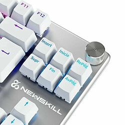 Clavier pour jeu Newskill Serike V2 Espagnol Qwerty Blanc pas cher