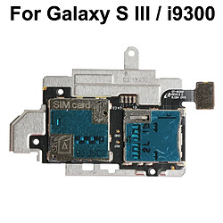 Wewoo Tiroir de Carte SIM pour Samsung Galaxy S III / i9300 Câble flexible Flex Cable Socket