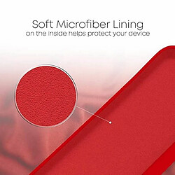 Acheter Riffi Riff Coque arrière souple en silicone fine et souple pour Apple iPhone 12 Mini Rouge