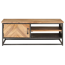 vidaXL Table basse 90x50x35 cm Bois d'acacia massif