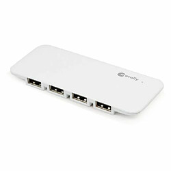 Macally 16248 Hub USB 2.0 avec 4 port Blanc