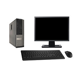 PC Dell 990 OptiPlex SFF Ecran 22" i5-2400 RAM 16Go SSD 480Go Windows 10 Wifi · Occasion 