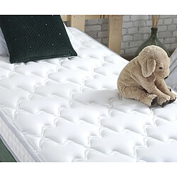 Idliterie Ensemble Matelas Mousse Haute Résilience ESSENCE + Latex 3 zones +Sommier - Made in France pas cher