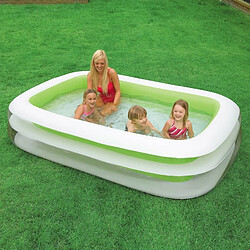 Avis Intex Piscine rectangulaire Family - Longueur 262 cm x Largeur 175 cm - Bleu et blanc