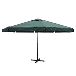 Maison Chic Parasol Jardin | Parasol Vert Aluminium 500 cm - GKD36367