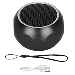 ComfortXL Mini enceinte bluetooth portable mignonne avec lanière pour la douche, le vélo, la voiture et les déplacements - noir