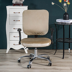 La chaise d'ordinateur d'ordinateur de bureau extensible amovible couvre le kaki housse de chaise de bureau d'étudiant élastique