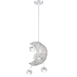 Stoex Lampe À Suspension Lune Suspension Luminaire Moderne 20CM Plafonnier Rétro Vintage Pour Couloir, Chambre À Coucher, Salon, Cuisine 