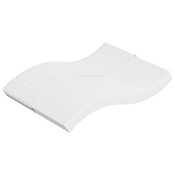 vidaXL Matelas en mousse moyennement doux 140x200 cm 