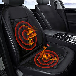 Wewoo Housse de coussin chauffant chauffante pour voiture 12V chauffée en hiversiège unique noir 