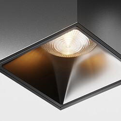 Avis MAYTONI Downlight carré monté en surface noir, 840lm, 3000K