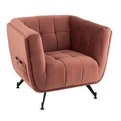 Inside 75 Fauteuil Lounge MARIANAH Rose Antique 