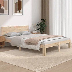 vidaXL Cadre de lit sans matelas 135x190 cm