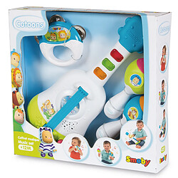 Smoby COTOONS COFFRET MUSIQUE - 110507 Comprend 2 maracas, 1 cymbale et 1 ukulélé