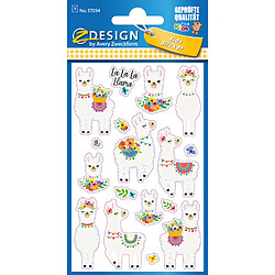 AVERY Zweckform ZDesign KIDS Sticker Glitter 'Alpagas' ()