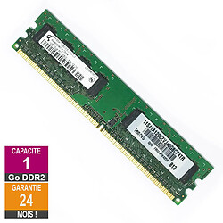 Barrette Mémoire 1Go RAM DDR2 Qimonda HYS64T128000EU-3S-C2 DIMM PC2-5300U - Reconditionné