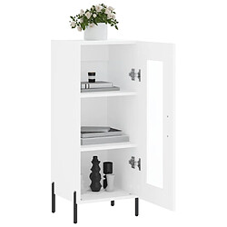 Acheter Maison Chic Buffet,Meuble de Rangement,commode pour salon,Cuisine blanc 34,5x34x90 cm bois d'ingénierie -MN25937