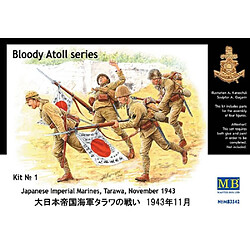 Master Box Figurine Mignature Bloody Atoll Series. Kit No 1. ""japanese Imperial Marines, Tarawa, November 1943""