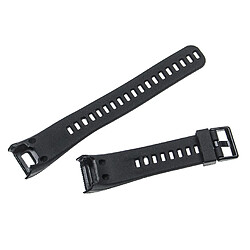 vhbw bracelet compatible avec Garmin Vivosmart HR montre connectée - 12,7 + 8,8 cm TPU noir