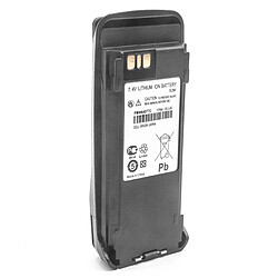 vhbw Li-Ion batterie 2600mAh (7.4V) avec clip de ceinture pour radio talkie-walkie Motorola PR6380 