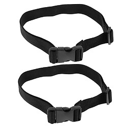 Sangle de Ceinture En Sangle de 2 Pièces Réglable pour Sac de Caméra de Combat