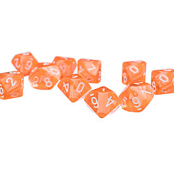 Avis Dice,Ten Sided Dice Gem,Jeu de dés,dés Set,Pour RPG Dungeons Dragons Jeux