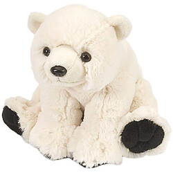 Wild Republic peluche ours de 30 cm blanc