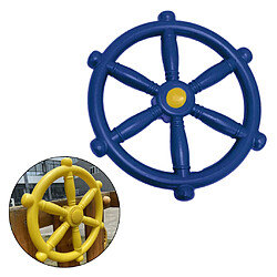 Acheter Roue Portative De Bateau De Pirate De 18.81 Pouces Pour Le Jeu De Balançoire Extérieur Bleu Arrière-cour