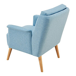 Helloshop26 Fauteuil de salon 83 x 73 x 75 cm bleu clair naturel 03_0007122 pas cher