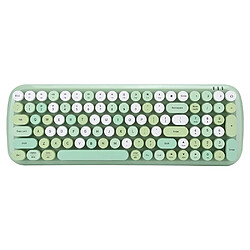 Universal Clavier sans fil ergonomique Clavier multi-appareils Clavier sans fil pour Bluetooth 5.1 Ordinateurs portables Téléphones portables Tablettes 