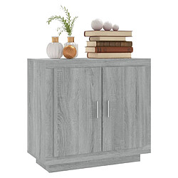 Acheter Maison Chic Buffet,Meuble de Rangement,commode pour salon,Cuisine Sonoma gris 80x40x75 cm Bois d'ingénierie -MN65485