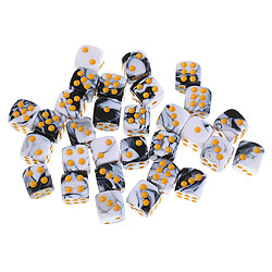 Avis 60pcs Dés Dice 6 Faces Acrylique avec Boîte de Rangement Jeux de Société