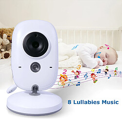 Cool And Fun Moniteur Bébé Numérique sans Fil 2.4GHz Interphone Bidirectionnel Babyphone Écran LCD 3.2 Caméra Vision Nocturne de 5m Longue Portée Température Surveillée Berceuses Intégrés etc