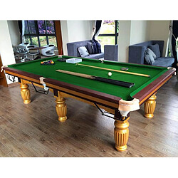 Feutre De Table De Billard En Tissu De Billard De 9 Pi Avec Table De Billard En Feutre Avec Rail De Coussin Vert