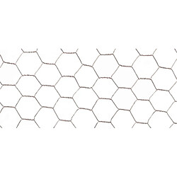 INTERMAS - Grillage métal galvanisé triple torsion 1,9cm - 0,5 x 10m