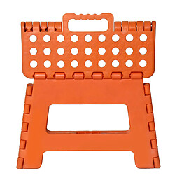 Tabouret Pliant Alexandra House Living Orange 32 x 22 x 25 cm 