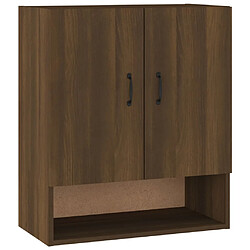 vidaXL Armoire murale Chêne marron 60x31x70 cm Bois d'ingénierie